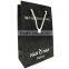 Matt Lamination Black Bag,Black Handle Bag With White Rope,Black Handle Bag