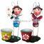 Wholesale china factory Metal doll lovely doll garden decoration