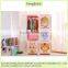 2015 hot sales high quality cartoon plastic wardrobes for children