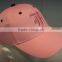 Pink embroidery baseball cap for girl