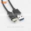Metal Aluminium Reversible USB 3.1 type C male to USB 3.0 A male data cable for New Macbook