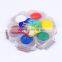2016 High Quality Body Hexagonal Triangular Plastic Box Pack Solid Watercolor Cake,Colorful Water Color Cake