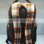 2016 Fashion & Concise Plaid Sport Backpacks for Outdoor Activities,brown,YX-SP-04