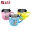 Stainless Steel Plastic Colorful Kid drinking cups with cover 8CM