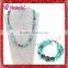 Turquoise Necklace and Bracelet Sets Promotional Gift Hong Kong