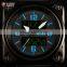 Shark Army Mens Rubber Band Quartz Chrono Analog Military Digital Sport Watch