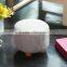 100% bamboo natural round wood stool