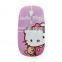 Wireless Mouse Ultra Thin Hello Kitty Computer 2.4GHz 1200DPI Optical Gaming Mouse