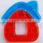 100% Food Grade Soft Heart Shape Silicone Baby Teether for Biting