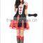 Pretty Queen Fancy Dress Queen of Hearts Costume Sexy Fairy Tale Costumes