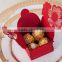 2015 New style red flower tie wedding candy box
