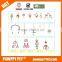 2015 hot sale plastic hanging bird toys