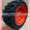 skid steer loader Best price high quality solid rubber truck tire 10-16.5 30x10-16 OTR Tyre alloy wheel Manufacture from China