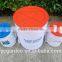 printed collapsible pet food container with cover safe PVC human food for dogs master