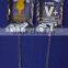 Three ports non-pvc IV infusion bag with twist butterfly port for medical use
