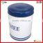 tea tin metal decorative round tin boxes with lids