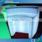 led round illuminated bar counter design