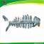 natural wooden wooden wall fish decoration