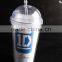 Clear Dome Lid Tumbler Double Wall