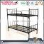 School fruniture 2 tiers steel bed metal bunk bed with space saving structure