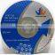 5" 125x1x22.2mm Flat Resin Bonded Reforced Cutting Wheel for Metal