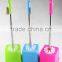 Plastic long handle toilet brush with lampstand,cleaning brush-5222