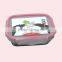 Food Grade Rectangle Shape Plastic Transparent Preserving Fresh Box With Lock
