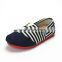 slip-on no laces fashion stylish clean stripe baby cloth casual shoes for kids children boys girls or adults