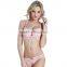 Ladies underwear short jockey and panties sexy net bra set