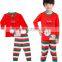 Cheap Wholesale Fashion Nightwear Cotton Kids Christmas Pajama sets