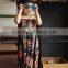 COOL KID ZONE 2016 rayon flower soft baby dress off shoulrder fashion girl baby dress