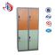 Factory direct bedroom furniture 4 compartments metal wardrobe