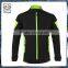 Sports custom cycling hooded black softshell jacket for man and woman