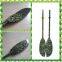 Army green 2-piece kayak paddle