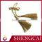 metallic gold tassel