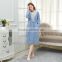 New design Luxury sexy hot sales women lace bathrobe for home