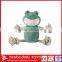 New product hot selling plush pet products frog rope toys