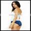 Two Way Strap Strapless Seamless Padded Cup Bra Inset Basic Solid Cami Top