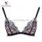 Low MOQ Wholesale Custom Lingerie Latest Fashion Sexy Women Lace Bralette Bra