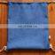 Cotton Canvas Draw String Backpack Student Book Bag