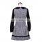 Wholesale Clothing Elegant Fashion Bow Collar Long Sleeve Autumn Dress 2014