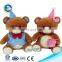 2015 En71 & ASTM Cute OEM custom plush teddy bear names birthday couple teddy bear plush toy cheap soft stuffed plush teddy bear