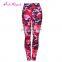 High Quality oem plus size brushed peach skin soft digital print latest design leggings