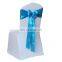 2015 Best Selling Chair Satin Ornement Blue Sashes