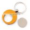 Choosing your favorite colourful yellow holder spinning trolley coin