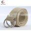 Garment Accessories of Military Cotton Webbing Man's Waist safety Metal Belt with GG Buckle Belt