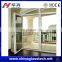 Cheap plastic flat exterior french doors with blinds