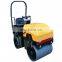 Double drums vibratory roller 1 ton road roller vibrator for sale