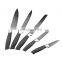 5pcs Multi function S/S non stick coating knives set with gift box