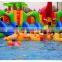 Outdoor Portable Adult Water Park Equipment Giant Dragon Inflatable Slide Inflatable Water Park For Sale